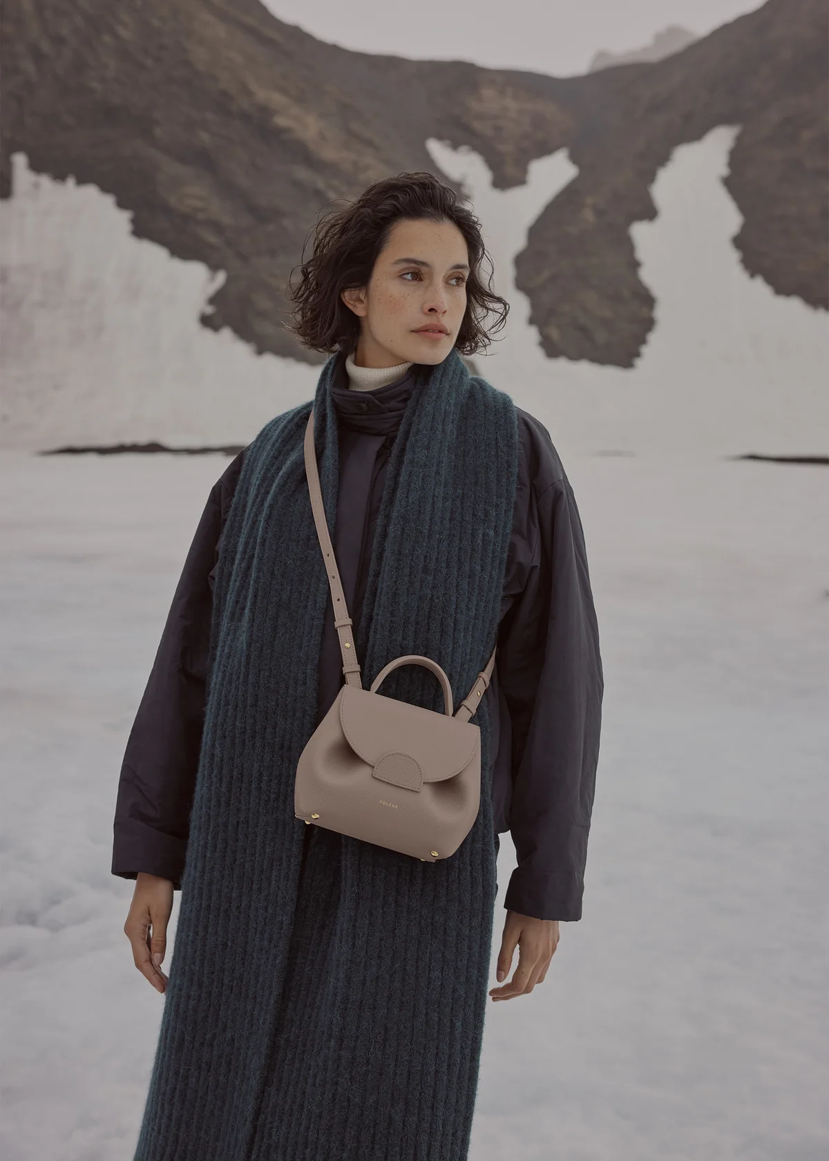 Polène Numéro Un Nano Edition Textured Taupe - Image 4