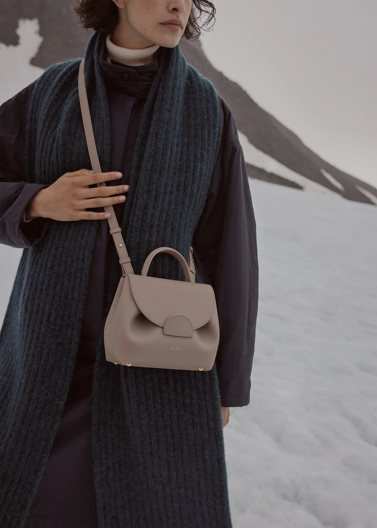 Polène Numéro Un Nano Edition Textured Taupe - Image 3