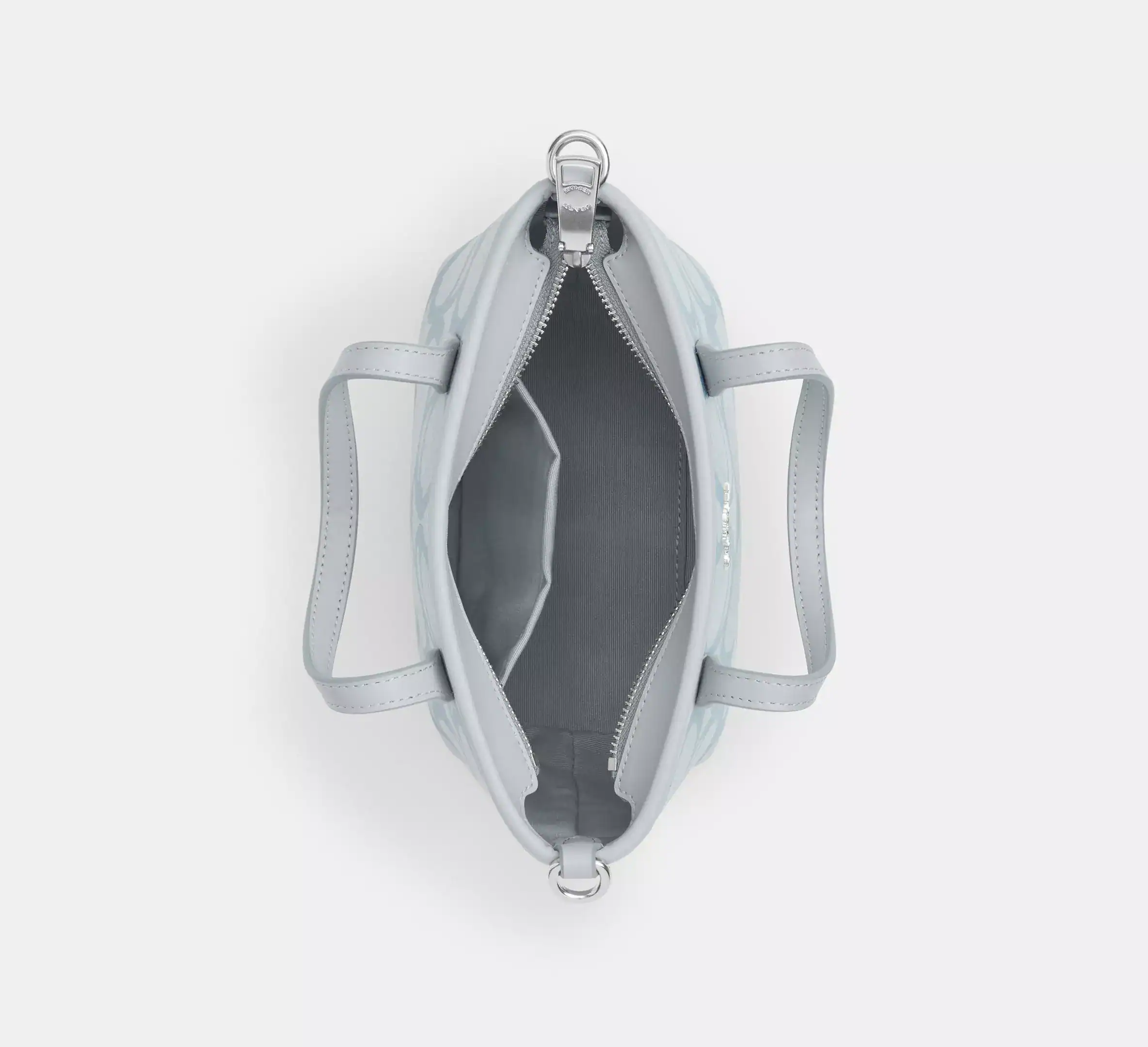 Coach City Mini Tote Bag In Signature Canvas Blue - Image 2