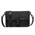 Marc Jacobs The Shoulder Bag Straw - Black