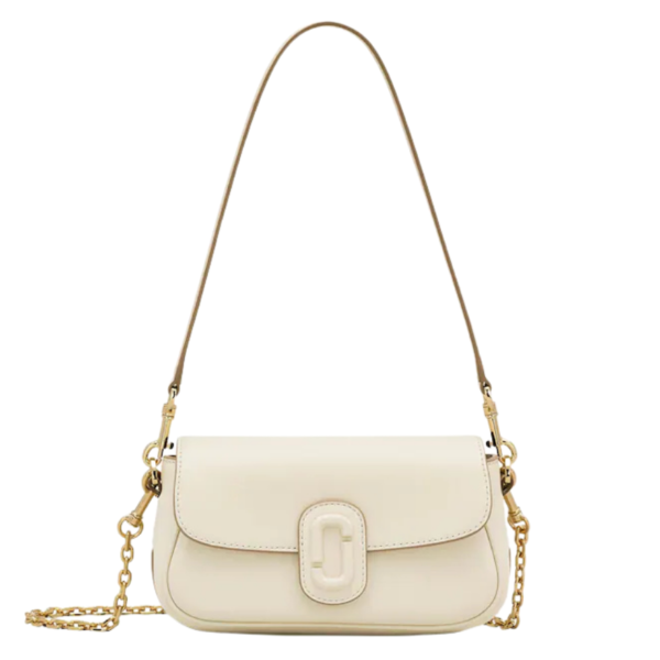 MARC JACOBS The Clover Shoulder Bag – Cloud White