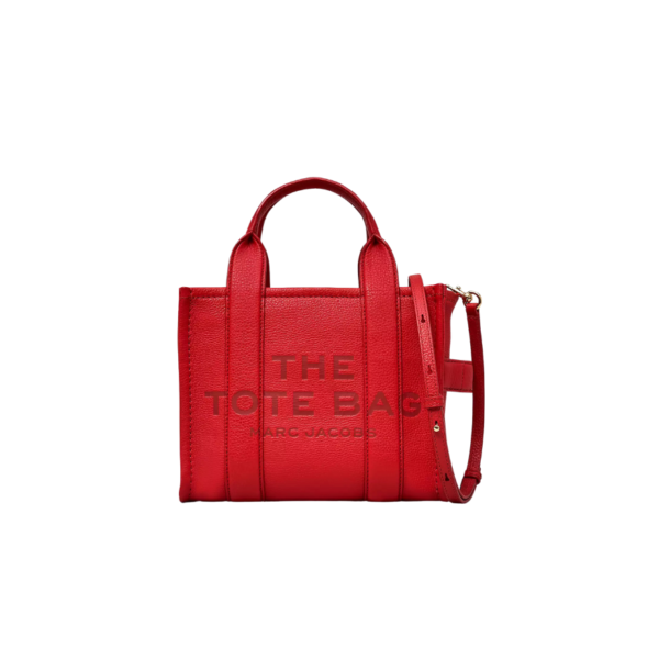 The Marc Jacobs Small Tote Bag Leather True Red
