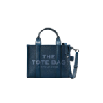 The Marc Jacobs Small Tote Bag Leather Blue Sea