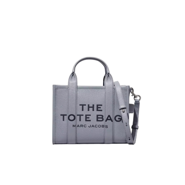 The Marc Jacobs Small Tote Bag Leather Wolf Grey