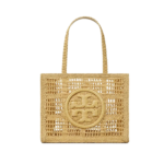 Tory Burch Ella Hand-Crocheted Small Tote Natural