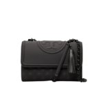 Tory Burch Fleming Convertible Shoulder Bag Black Matte