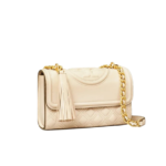 Tory Burch Fleming Small Convertible Shoulder Bag New Cream