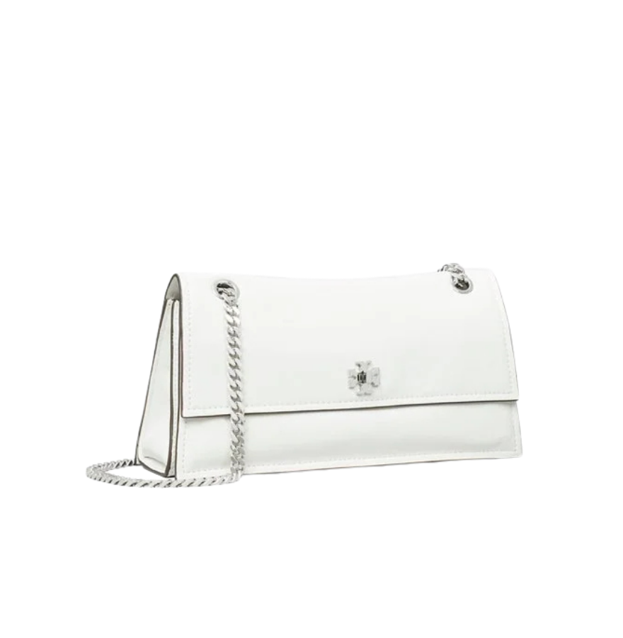 Tory Burch Kira Turnlock Shoulder Bag White