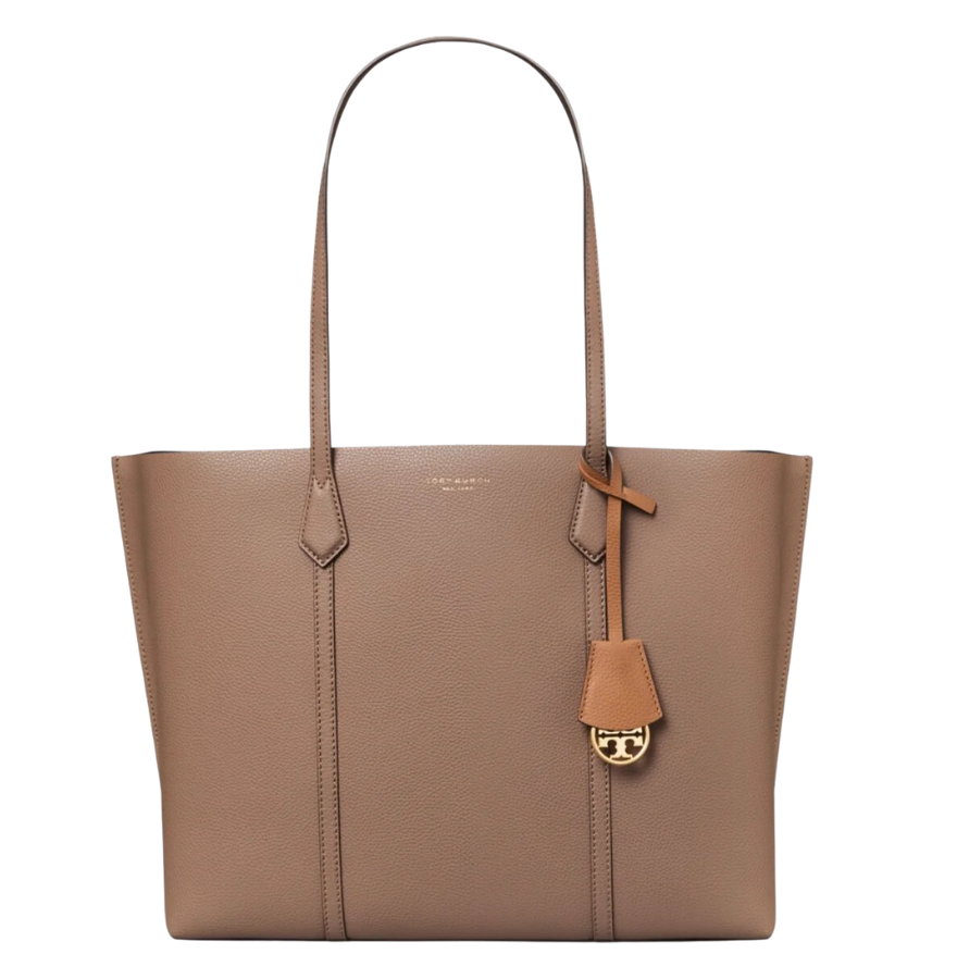 Tory Burch Perry Triple-compartment Tote Bag Clam Shell