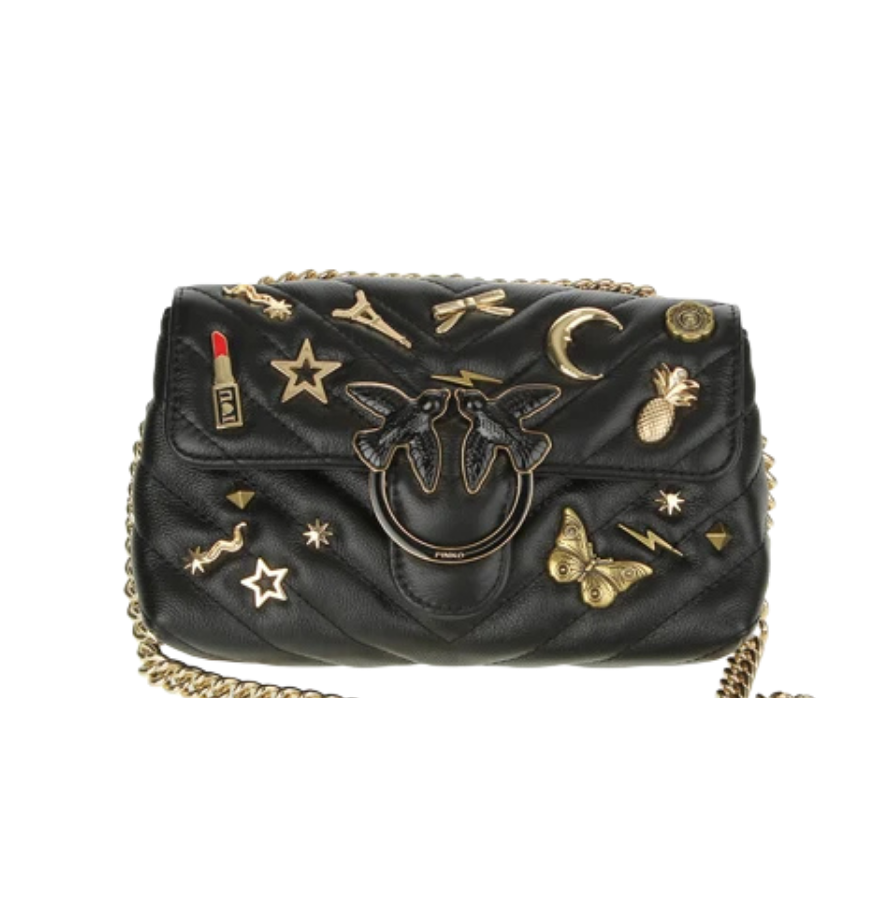 Pinko Love Mini Puff Bag - Black