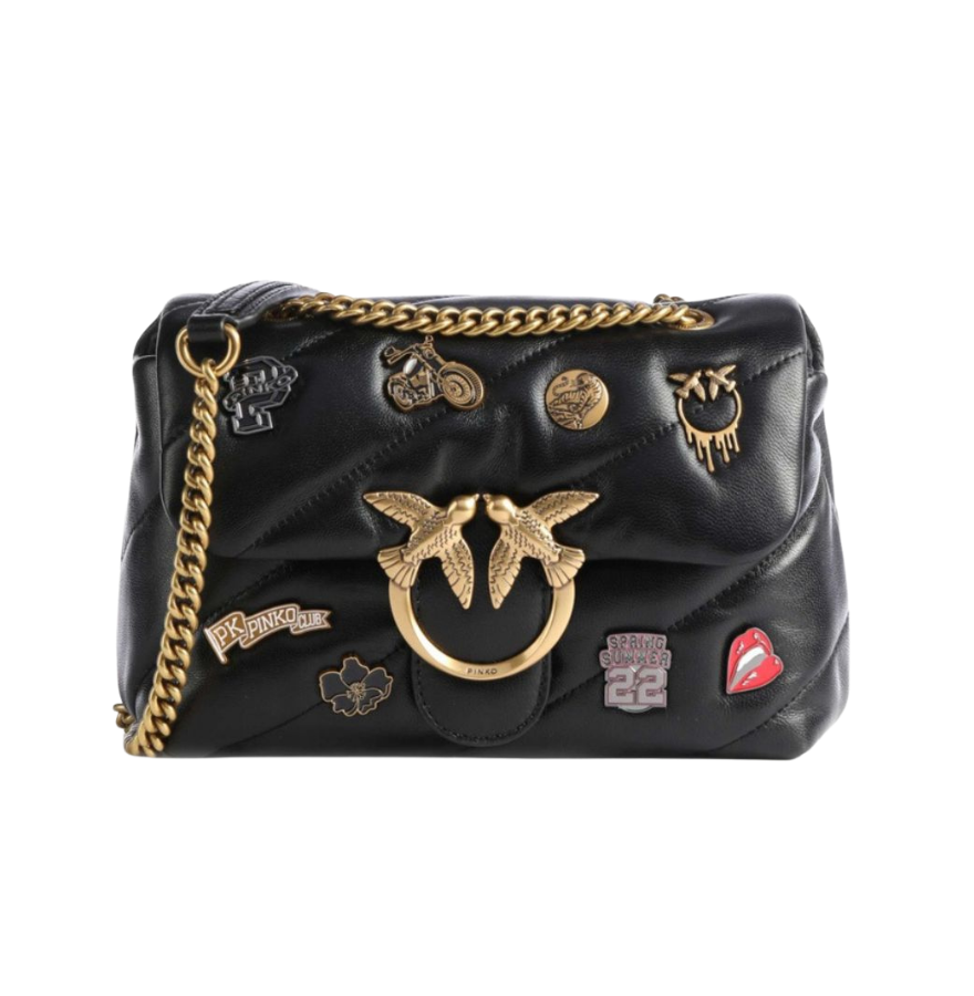 Pinko Love Mini Puff Bag - Black