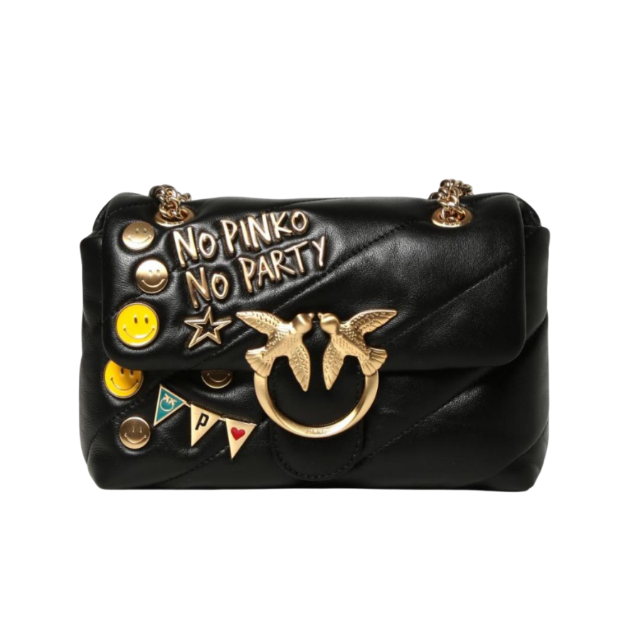 Pinko Love Mini Puff Bag - Black