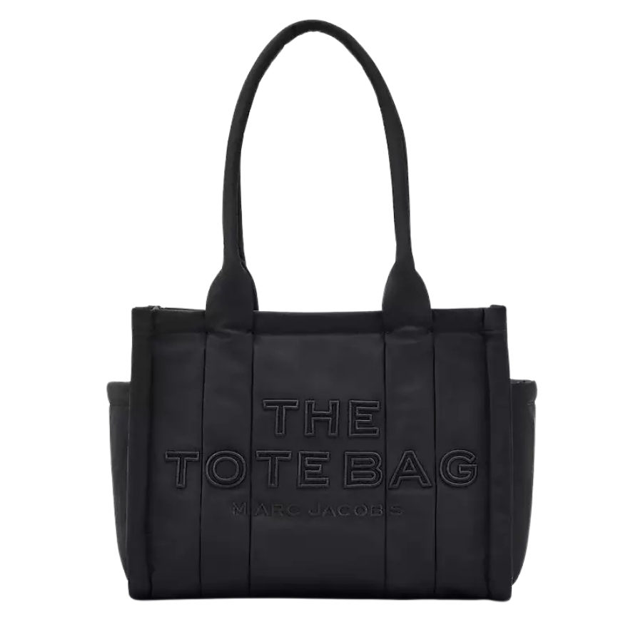 MARC JACOBS The Puffy Nylon Medium Tote Bag - Black