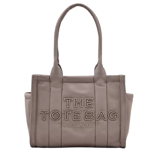 MARC JACOBS The Puffy Nylon Medium Tote Bag - Cement