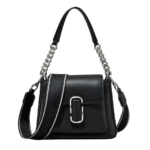Marc Jacobs The J Marc Chain Mini Leather Satchel Bag - Black