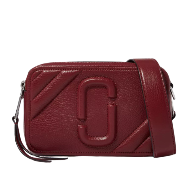 MARC JACOBS The Moto Shot Red Leather Camera Bag