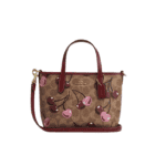 Coach City Mini Tote Bag In Signature Canvas Cherry Print