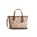 Coach City Mini Tote Bag In Signature Canvas Shell Print
