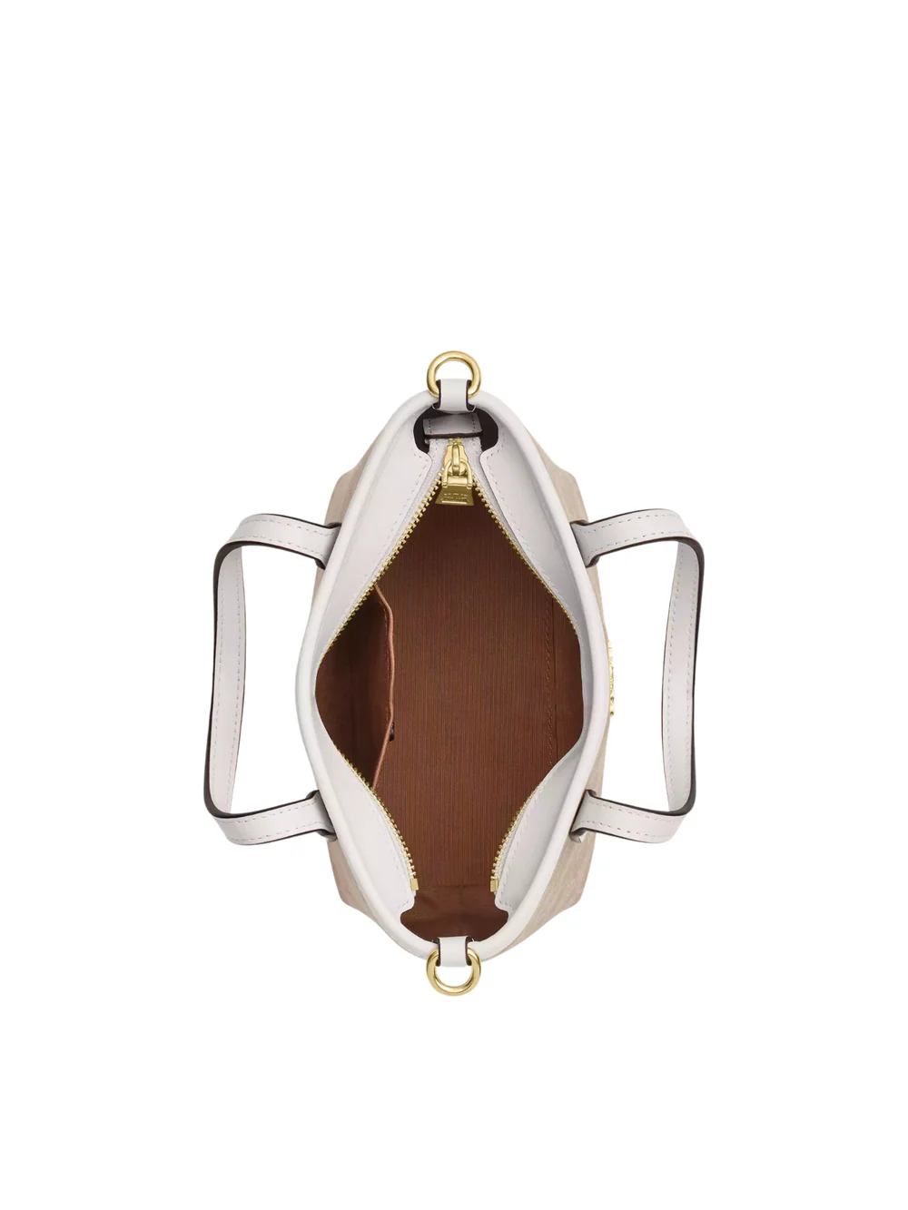 Coach City Mini Tote Bag In Signature Canvas Sand/Chalk - Image 2