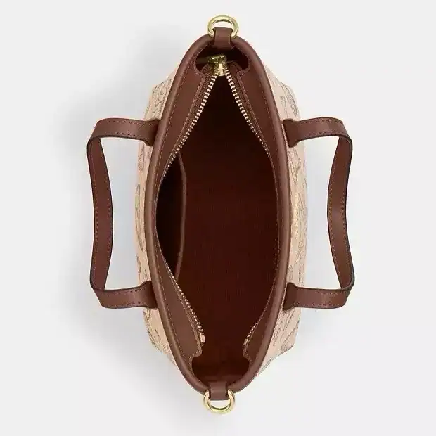 Coach City Mini Tote Bag In Signature Canvas Shell Print - Image 2