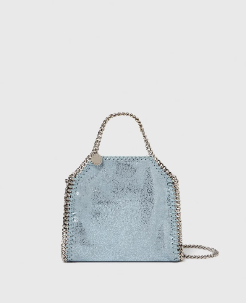 Stella McCartney Falabella Tiny Tote Bag Sapphire blue