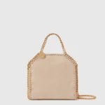 Stella McCartney Falabella Tiny Tote Bag Clotted Cream
