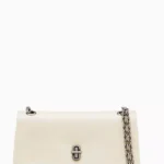 The Marc Jacobs Leather Dual Chain Wallet White