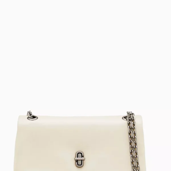 The Marc Jacobs Leather Dual Chain Wallet White