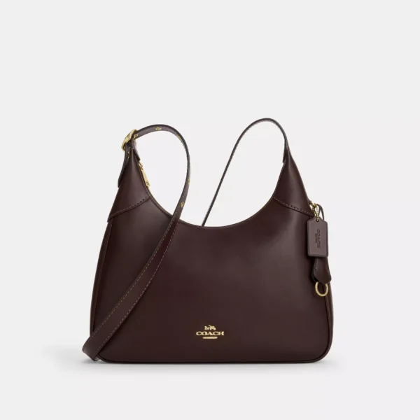 Coach Ella Shoulder Bag Gold Espresso