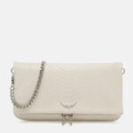 Zadig et Voltaire Rock Soft Savage Clutch Flash