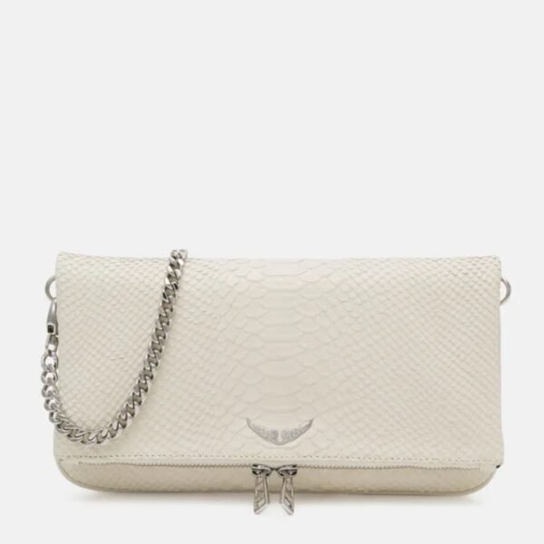 Zadig et Voltaire Rock Soft Savage Clutch Flash