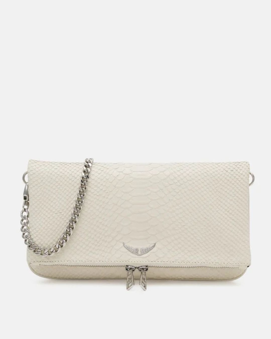 Zadig et Voltaire Rock Soft Savage Clutch Flash