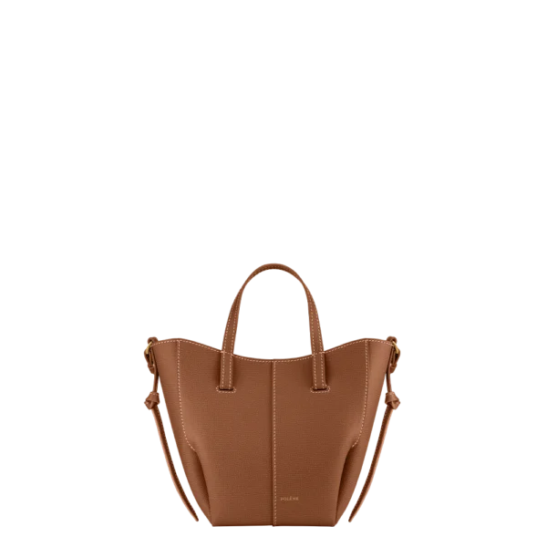 Polene Cyme Tote Nano EDITION TEXTURED CAMEL