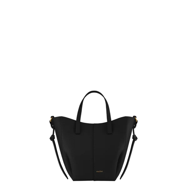 Polene Cyme Tote Nano EDITION TEXTURED BLACK