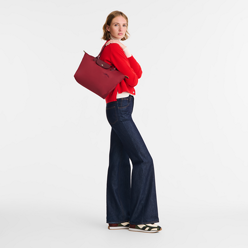 Le Pliage Green M Tote bag Pomegranate - Image 2