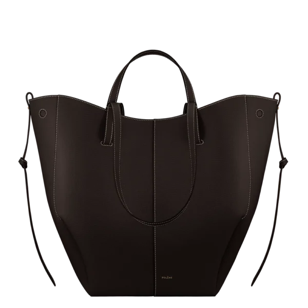 Polene Cyme Tote EDITION TEXTURED EBONY